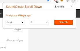 SoundCloud ScrollDown