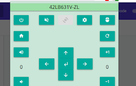 Smart LG TV remote control