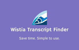 Wistia Transcript Finder