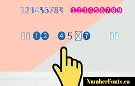 Number Fonts ➜ ? ➋ ③ ५ ?attoo