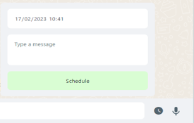 WA Schedule Messages