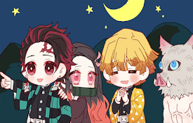 Demon Slayer Chibi Wallpaper New Tab
