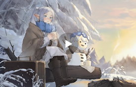 Frieren and Himmel Winter Journey Live Wallpaper