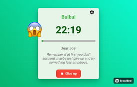 Bulbul: The Pomodoro Timer with Personality