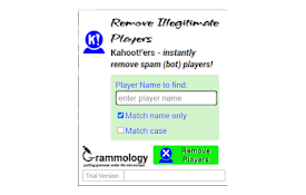 Kahoot!’ers - Remove Illegitimate Players