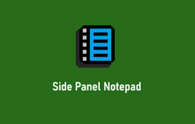 Side Panel Notepad