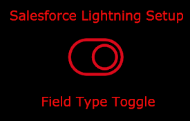 Salesforce Lightning Setup Field Type Toggle