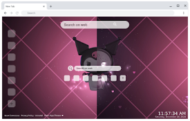 Kuromi Skeleton Live Wallpaper