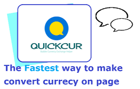 QuickCur 泡泡換匯 - 最快的網頁換匯工具