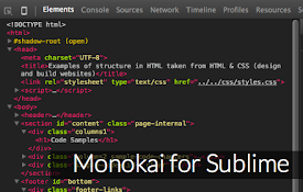 Monokai for Chrome