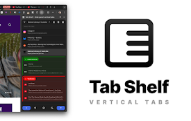Tab Shelf - Side panel vertical tabs