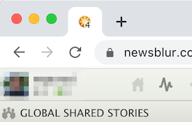 Newsblur favicon count