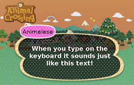 Animalese - Animal Crossing speak