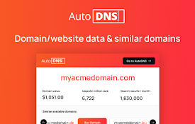 AutoDNS | Domain Check &amp; SEO Data