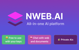 NWEB AI: ChatGPT, Gemini, Claude and Private AIs (always Free with BYO Key)