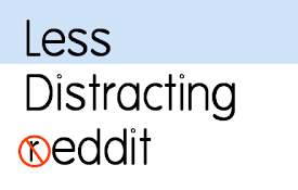 Less Distracting Reddit