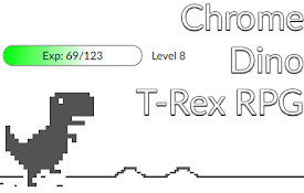 Chrome Dino T-Rex RPG