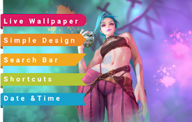 Jinx Arcane LoL Live Wallpaper
