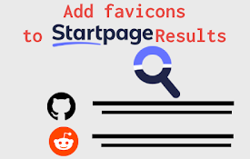 StartPage results favicons
