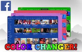 Facebook Color Themes &amp; Background and Font Color Changer