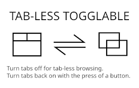Tab-less Togglable