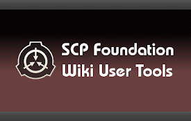 SCP Wiki Tools