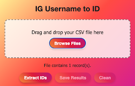 IG用户名转换为ID