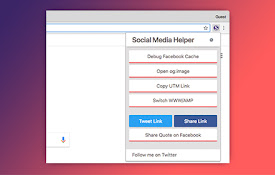 Social Media Helper