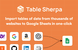 TableSherpa: Web to Sheets Exporter