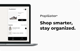 Poplister - your ultimate shopping wishlist!