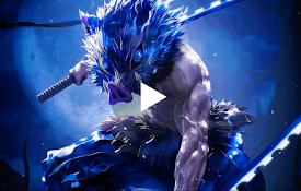 Inosuke Hashibira Live Wallpaper New Tab