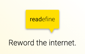 Readefine - Reword the Internet