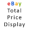 eBay Total Price Display