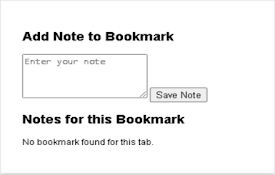 Bookmark Notes