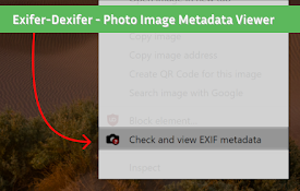 Exifer-dexifer - Photo Image Metadata Viewer