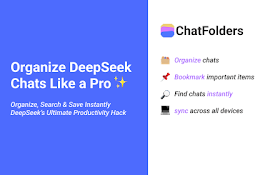 DeepSeek Folders, Search &amp; Prompts - ChatFolders: Projects &amp; Chat Organizer