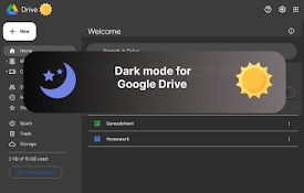 Google Drive Dark Mode | 谷歌云盘暗黑模式