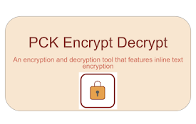 PCK Encrypt Decrypt