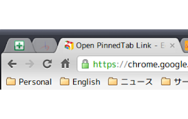 Open PinnedTab Link