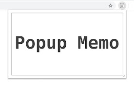 Popup Memo