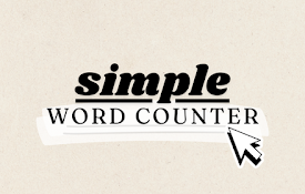 Simple Word Counter