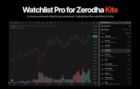 Watchlist Pro for Zerodha Kite