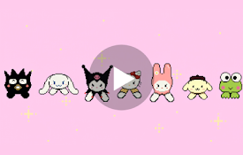 Hello Kitty Pixel Art Live Wallpaper