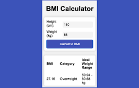 BMI Calculator