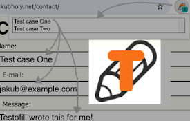 Testofill, Form Filler for Testers