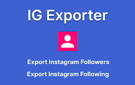 IG Follower Export Tool