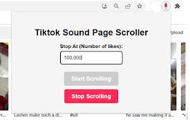 Tiktok Sound Page Auto-Scroll
