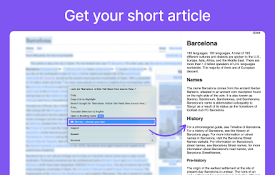 Shrt.txt — Summarize text, shorten any text