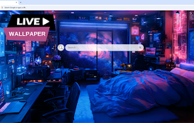 Space Galaxy Bedroom Live Wallpaper