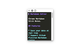 Markdown Sticky Notes